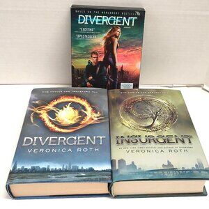 Divergent/Insurgent Book + DVD COMBO! Hard Cover YA Sci-Fi